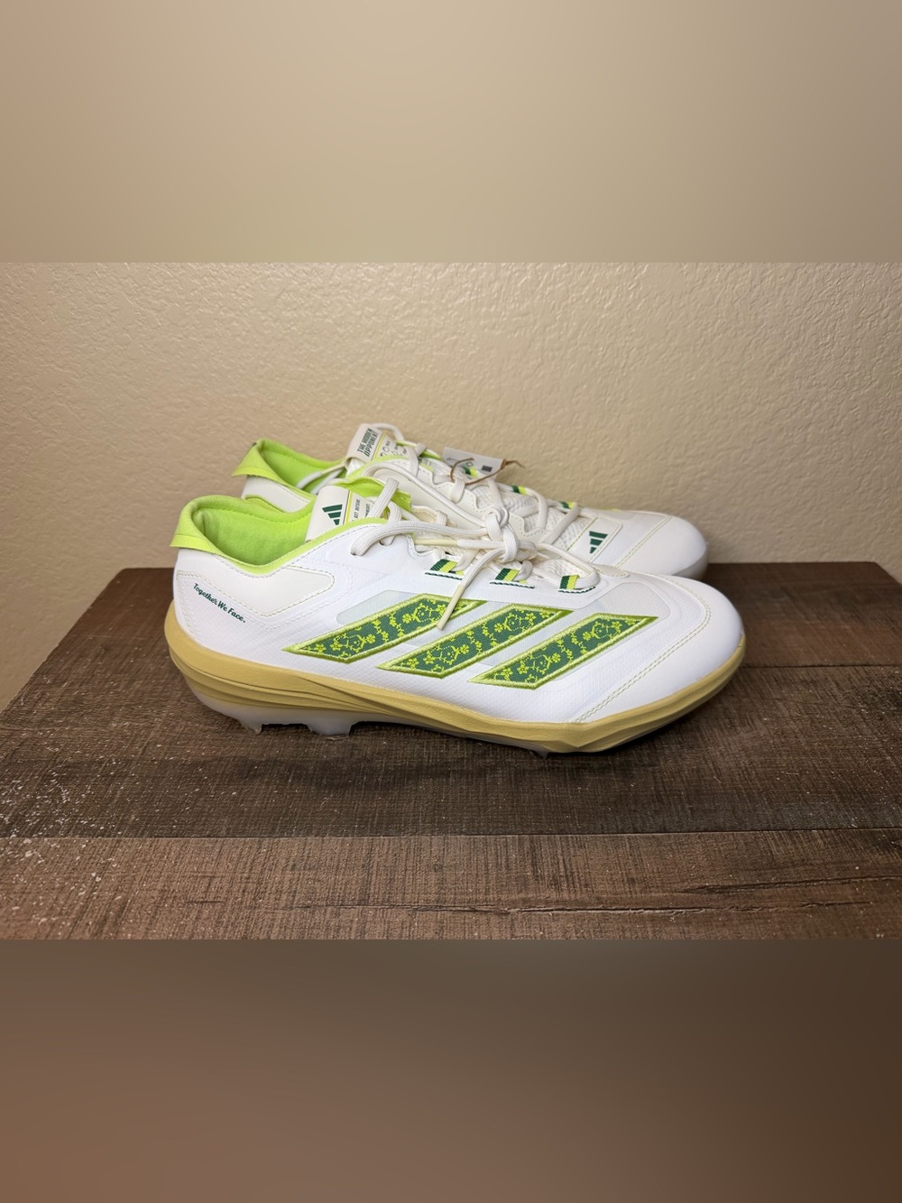 Adidas Adizero Impact TPU “Together We Face”
- Size 11.5 Men.